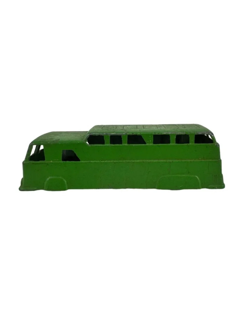 Midgetoy  Metal Toy Model Green Bus Rockfort Il